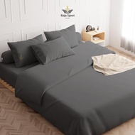 BEDCOVER SET + PLAIN MOTIF BEDSHEET HOTEl 90x200/120x200/160x200/180x200