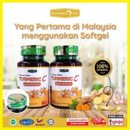 ❄TURMERIC C PLUS ORIGINAL HQ turmeric c oil suppplement rawat angin gerd gastrik♚