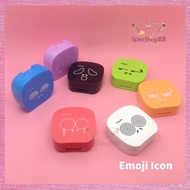 BEKAS LENS KOTAK SIMPAN LENS BERGAMBAR EMOJI FACE