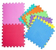 Bộ 4 tấm thảm xốp lót sàn cho bé (60cm x 60cm x 9mm) hoạt hình vân gỗ nhiều màu