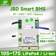 JiaBaiDa Smart BMS LiFePo4 10S 13S 16S 17S 36V 48V 20A 40A 50A 60A Lithium Li-ion JBD BMS BT