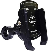 BOBO Unisex Adult Waterproof Bike/Motorcycle/Scooter Mobile Phone Holder Mount, Ideal for Maps and G