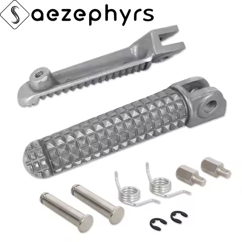 Motorcycle CNC Aluminum Front Foot Pegs Footrest Rider Pedal Kit For Yamaha YZF R1 R1S/R1M R6 R6S 19
