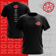 🔥[READY STOK]🔥 079 BAJU AKATSUKI ANIME JAPAN CARTOON BAJU LELAKI PEREMPUAN T SHIRT 100% COTTON