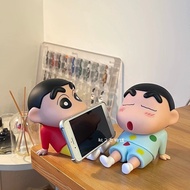 Mobile Phone Holder Shinchan Stand Size 9.5cm. Can Be Used To Set Up A Phone. Cute Suitable For Gift
