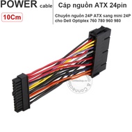 Cáp nguồn 24pin ATX ra 24pin mini cho máy PC đồng bộ PC Dell 780 980 960.v.v. 10Cm