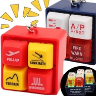 [3-5 Days Arrive]1/2 Pcs Aviation Alert Simulator Keychain Realistic Cockpit Warning Sound, Portable