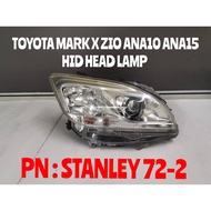 🇯🇵🇯🇵 Toyota Mark X Zio ANA10 ANA15 HID Head Lamp / Head Light / Lampu Depan PN: ( STANLEY 72-2 )