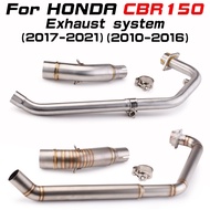 For CBR150 CBR150R CB150R CB 150 R CBR 150 Motorcycle Exhaust Front Segment System