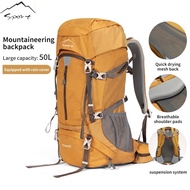 BASE OUT 50L กลางแจ้งเดินป่ากระเป๋าความจุขนาดใหญ่เดินป่ากระเป๋าเป้สะพายหลังกันน้ำ