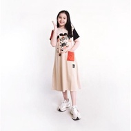 KATUN Available Gyl Kids Girls' clothes Tunic dresses cool daster cotton combed 20s trendy cute Home