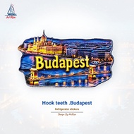 Hungary Budapest Refrigerator Magnet Travel Souvenir Gift Home Decoration Three-dimensional Magnetic