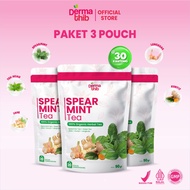 [Pack of 3 Pouches] Spearmint Tea - 30 Bags | Spearmint Tea for Acne, Hormones, PCOS, Promil, Balanc