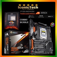 AMD Ryzen Threadripper 3960X or 3970x or 3990x + GIGABYTE TRX40 AORUS PRO WIFI ATX Motherboard Combo