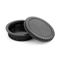 camera Body cap + Rear Lens Cap for Canon 1000D 500D 550D 600D EF EF-S Rebel T1i eos Camera