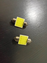 หลอดไฟ led แสงขาว สว่างมาก ขนาด 31mm (คู่ละ)