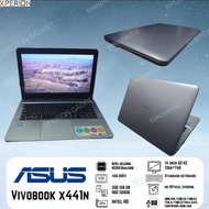Laptop Asus X441N SSD 128gb +HDD bekas mulus