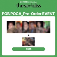 [SET] ENHYPEN 8th Mini Album [ THE SIN : BLISS ] GS25 POB PHOTOCARD