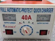 CHARGER AKI 40 AMPERE TRAFO MERK RAYDEN - BY LARISAN