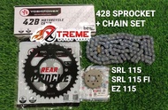 (428 COMBO SET) LAGENDA 115 SR115 SRL115 FI FUEL INJECTION FRONT & REAR SPROCKET  428-14T 15T 31T 32