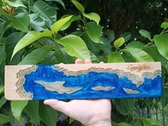 海岸2、手工樹脂鍵盤腕托、人體工學護腕墊、獨特辦公桌上、滑鼠