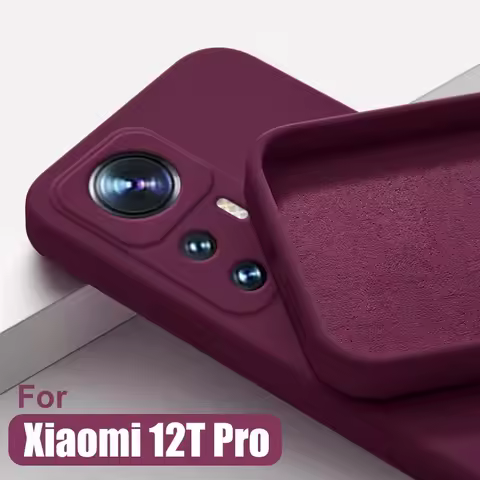 Mi 12 T Pro Case Liquid Silicone Phone Cases For Xiaomi Mi 12X 12 Mi12 T Pro 12X 12 Lite Soft Cover 