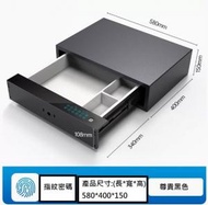 《衣櫃隱形嵌入式鋼製防盜保險箱》-保險箱-指紋密碼款-黑色單層-580x400x150mm