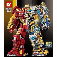 LY 76078 IRON MAN HALF BODY HULK BUSTER BLOCKS