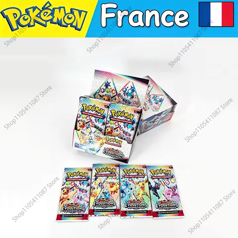 360Pcs Pokemon Card Prismatic Evolutions SCARLET VIOLET French Version Pokemon Booster Battle Transa