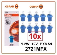 Osram 2721MFX T5 Blue Socket Dashboard Meter Panel PCB Bulb (10pcs) 12V BX8.5d car light bulb replac