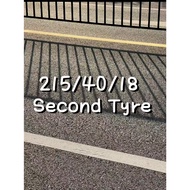 215/40/18(NANKANG)(HARGA 2 BIJI)TAYAR TERPAKAI/SECONDHAND TYRE GOOD CONDITION