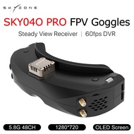 SKYZONE SKY04O PRO FPV Googles with DVR 5.8G 48CH 1280x720 SteadyView Receiver HD OLED Screen for RC
