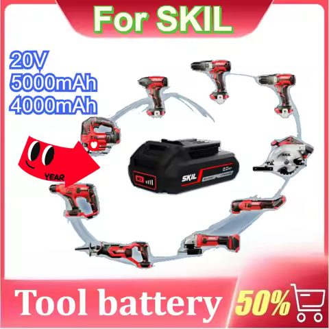For SKIL 20V 5000mAh/4000mAh 2907 3010 3020 3210 3420 5418 3620 3520 5413 3810 PR0601B MF1E3620AA El