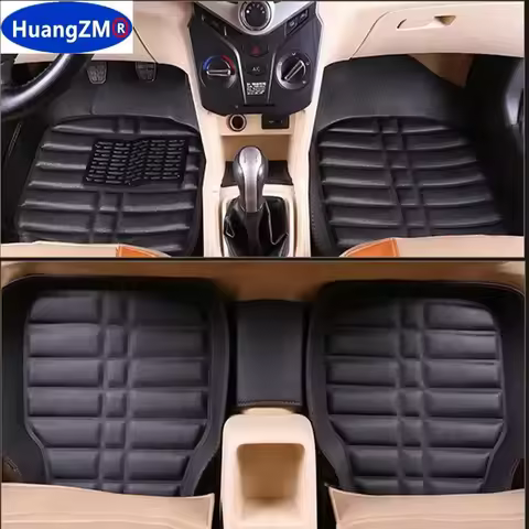 For BMW All Model 1 2 3 4 5 6 7 Series X1 E84 X2 X3 E83 F25 Car Floor Mats Leather Interior Parts Ru