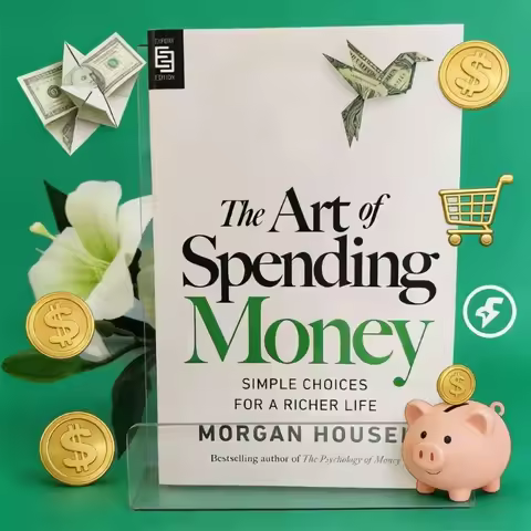 The Art of Spending Money By Morgan Housel - Financial Self-Help Book for Mindful Spending & A Riche