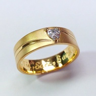 cincin emas 7K berat 4 gram - bergaransi &amp; disertai surat pembelian