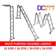 150KG Transformer FOLDABLE MULTI PURPOSE ALLUMINIUM LADDER FOLDING TANGGA LIPAT EVERLAS SUMO KING TA