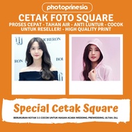 Square Photo Print Size 9x8 (Special Square) + Lamination