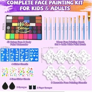 Children Face Painting Paint Halloween World Cup Water-Soluble Face Body Painting Face Color z9.9