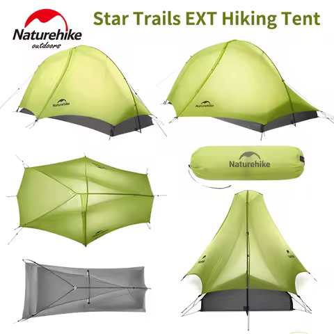 Naturehike Star Trails EXT Hiking Tent 1-2 People Outdoor Travel Overnight Waterproof Backpacking Te