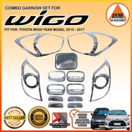 Toyota Wigo 2013 2014 2015 2016 2017 Black / Wigo Accessories Parts / Garnish Cover /Gas Tank Cover 