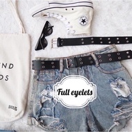 BEST SELLING KOREAN TREND FASHION BELT GRUNGE BELT/ TWO EYELET/