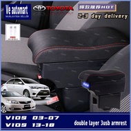Vemart vios car arm rest Console Box usb handrest accessories 2003 2004 2005 2006 2007 2013 2014 201