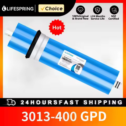 Vontron Brand Genuine 400 GPD Universal RO Membrane 3013-400 Water Purifier for Household Replacemen