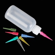 1pc Jam Painting Squeeze Bottles with 7 Nozzles Cake Decor Baking Pastry 50ML Bottle Drawing Tools J