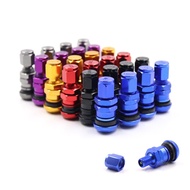 4pcs/set Tire Valve Rays Aluminium Rays Tire Valve Caps Tubeless Tyre Valve