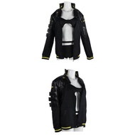 Anime Cyberpunk Edgerunners Rebecca Cosplay Costume Jacket Wig Tattoo Stickers Headwear Suit Hallowe