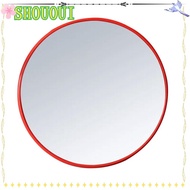 SHOUOUI Wide View Garage Mirror, 12 inch Acrylic Convex Security Mirror,  Parking View Wall Mount Blind Spot Mirror Traffic Safety