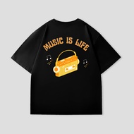 MADMAN Oversize T-Shirt MUSIC IS LIFE | HO DMDM - 3