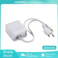 HAMROL CCTV Camera Adaptor DC 12V 2A EU Power Supply For WIFI Camera Transformer AC 110V-240V to DC 